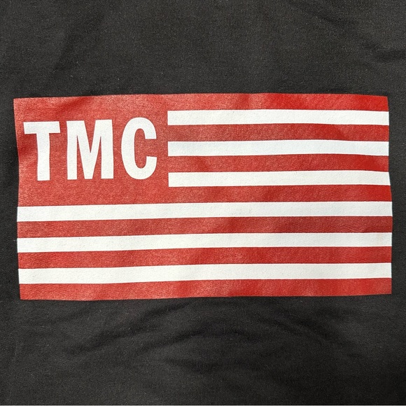 NWT The Marathon Clothing TMC Flag Crewneck Sweatshirt Black Men’s S - Picture 4 of 9